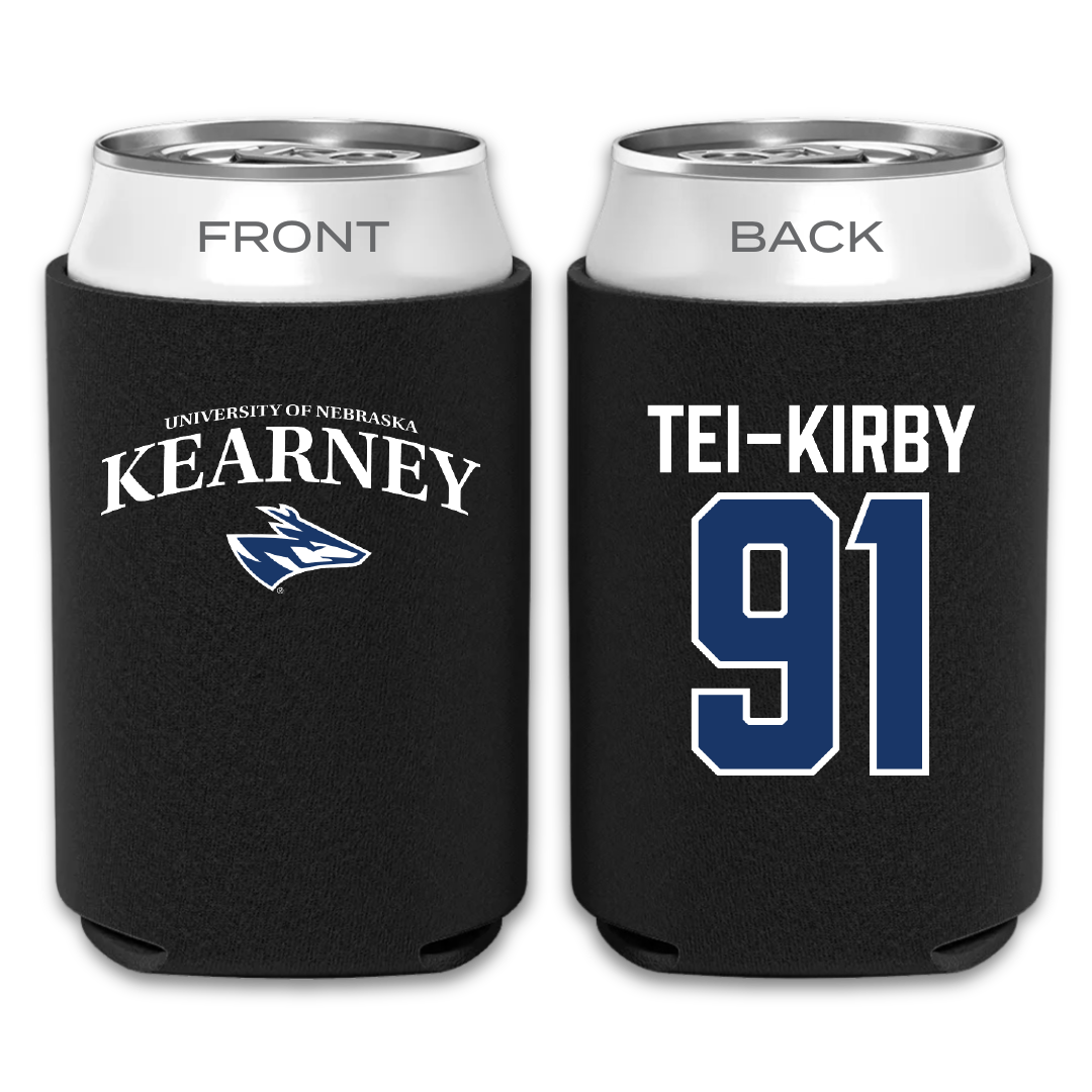 University of Nebraska at Kearney Football Black Can Cooler - #91 Wayne Tei-Kirby