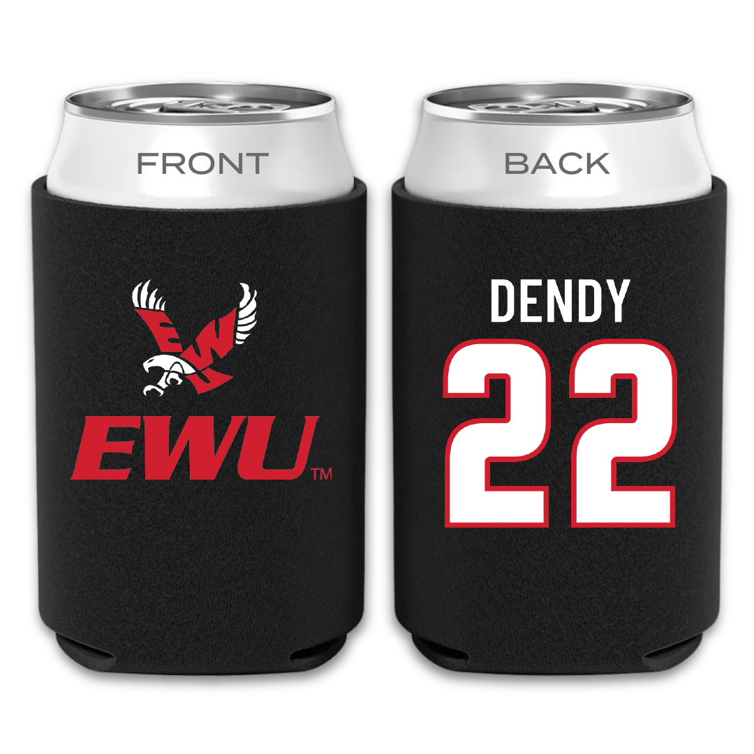 Eastern Washington University Football Black Can Cooler - #22 Amir Dendy