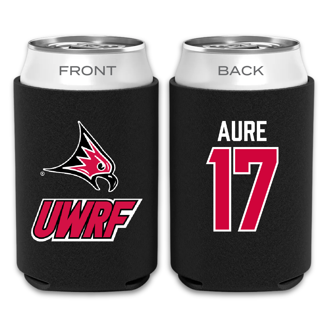 University of Wisconsin-River Falls Ice Hockey Black Can Cooler - #17 MaKenna Aure