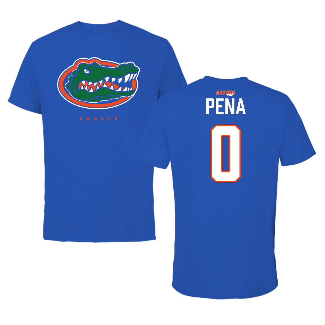 University of Florida Soccer (W) Blue Tee - #0 Paloma Peña