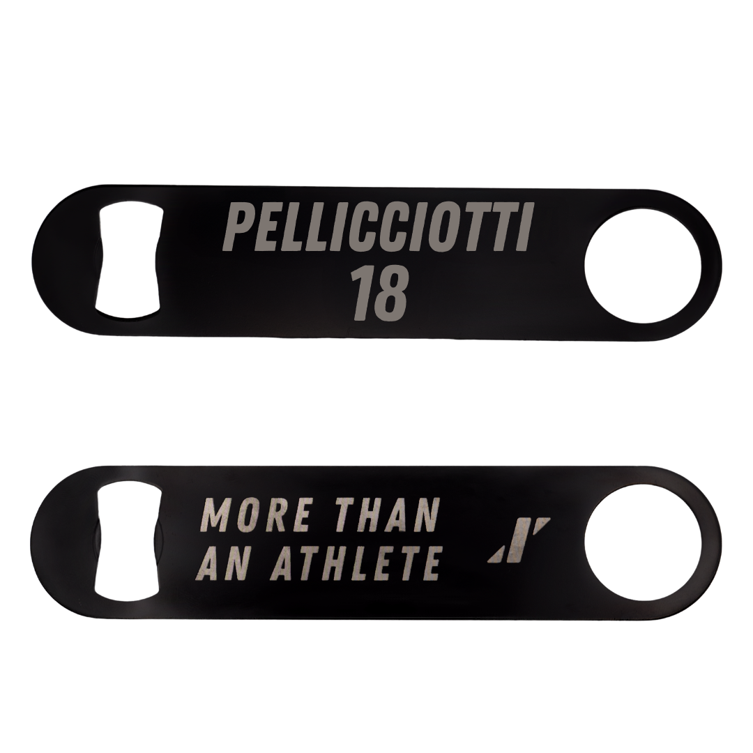 Towson University Football Black Bottle Opener - #18 Jack Pellicciotti