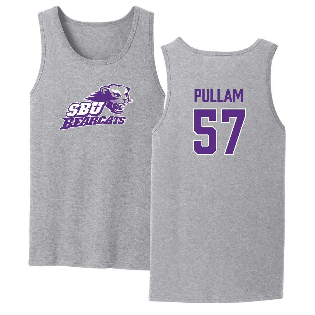 Southwest Baptist University Football Sport Gray Tank Top - #57 Landon Pullam