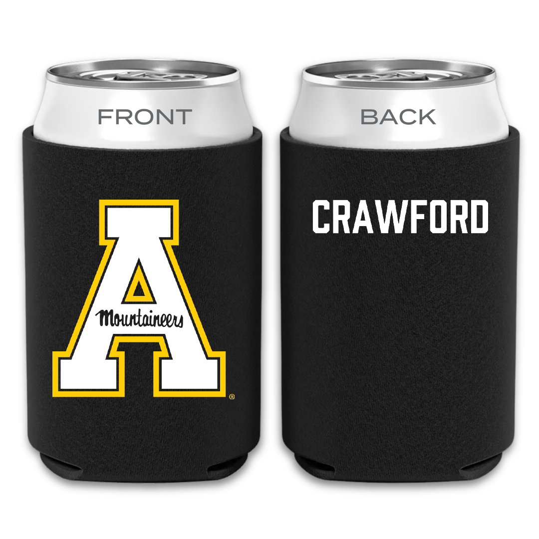 Appalachian State University TF and XC Black Mountaineers Can Cooler - Deuce Crawford