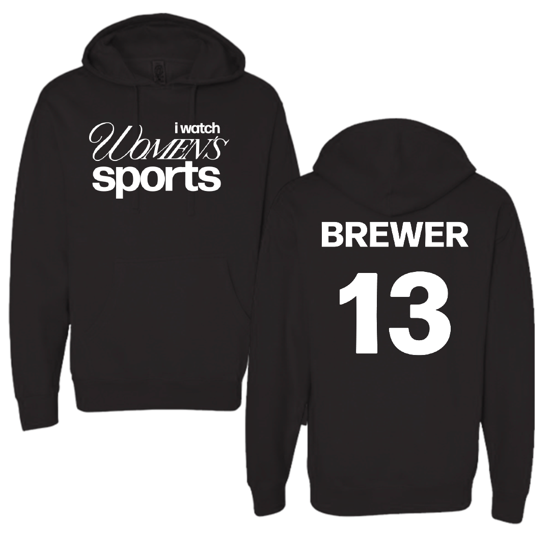 Metropolitan State University of Denver Volleyball Black WHM Hoodie - #13 GabriElle Brewer
