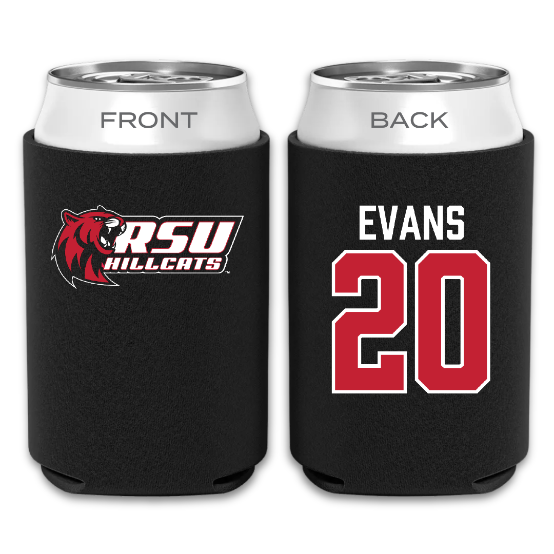Rogers State University Softball Black Can Cooler - #20 Savannah Evans