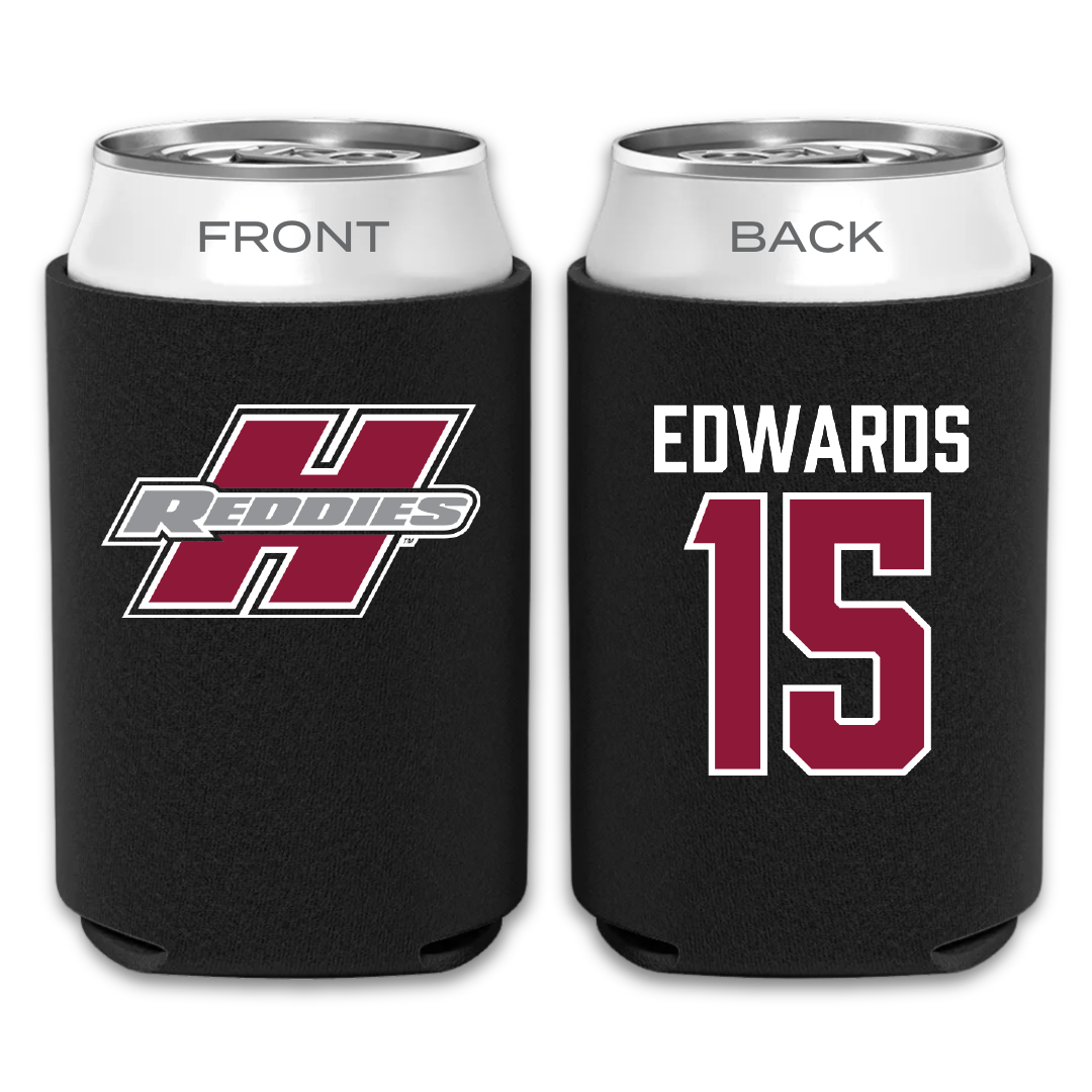 Henderson State University Football Black Can Cooler - #15 Andrew Edwards