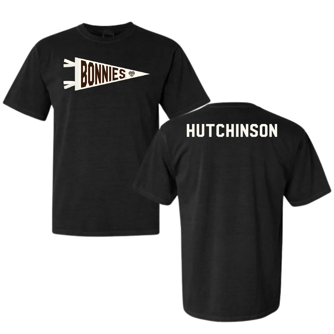 St. Bonaventure University Swimming & Diving Black Pennant Comfort Colors Tee - Davis Hutchinson