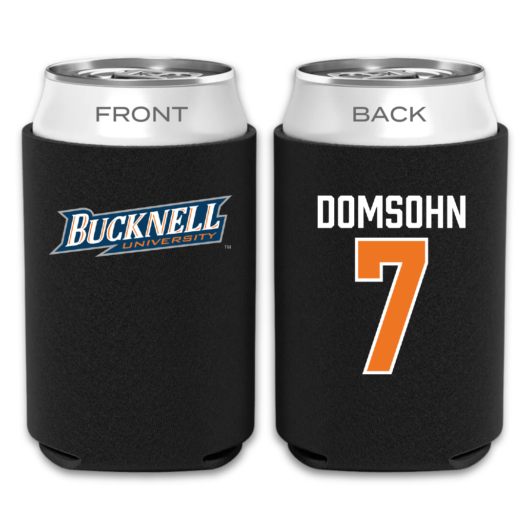 Bucknell University Soccer Black Can Cooler - #7 Zane Domsohn