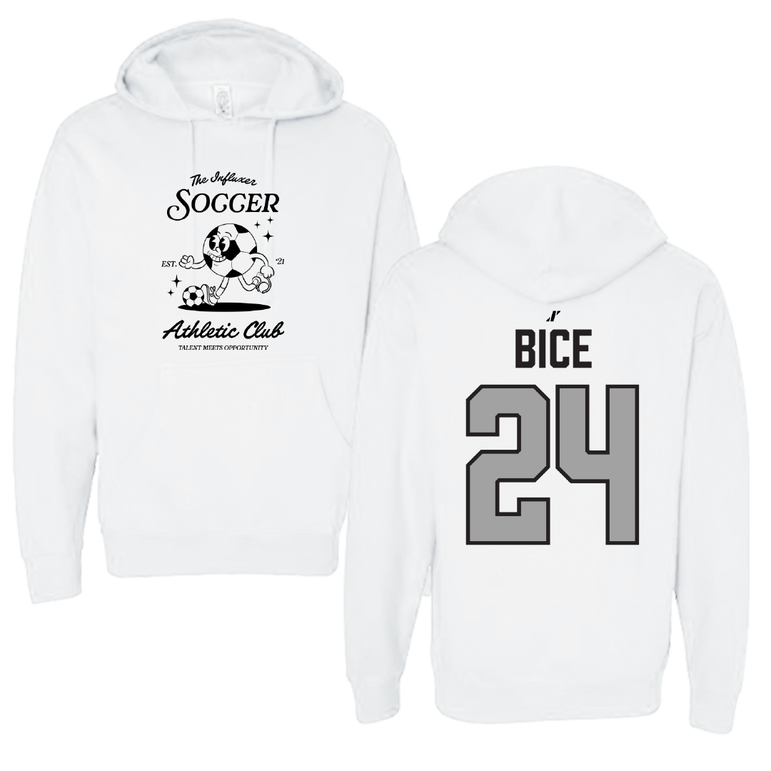 Soccer White Influxer Athletic Club Hoodie - #24 Jocelyn Bice