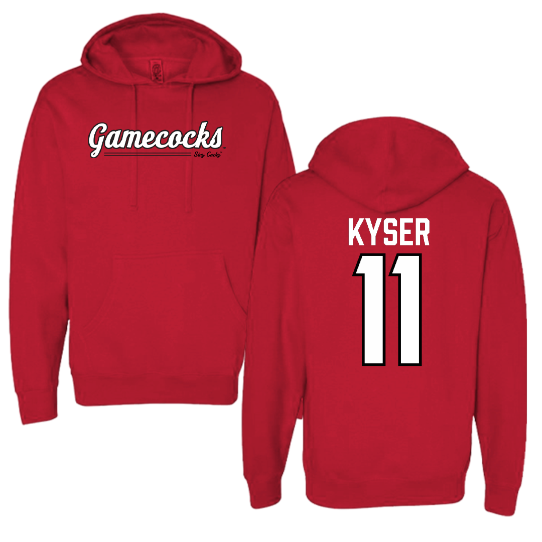 Jacksonville State University Softball Red General Hoodie - #11 Makalyn Kyser