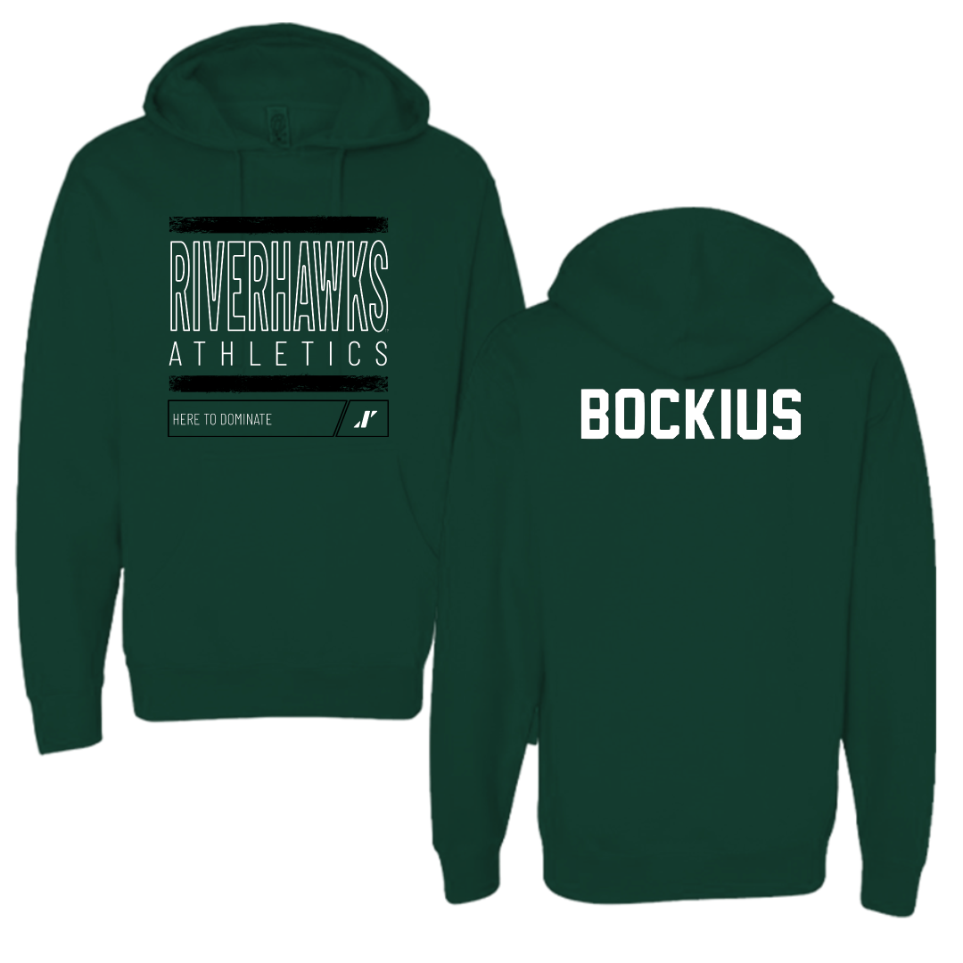 Northeastern State University Baseball Forest Green Dominate Hoodie - Brazen Bockius