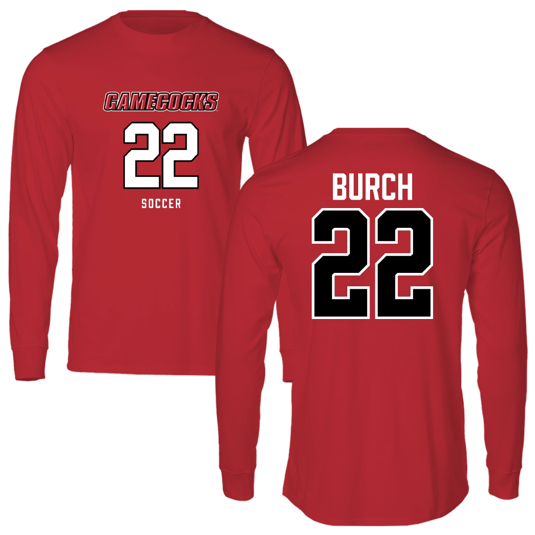 Jacksonville State University Soccer Red Long Sleeve - #22 Reese Burch