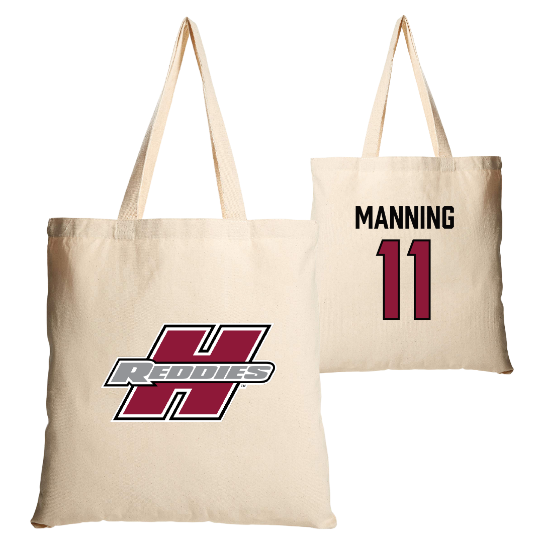 Henderson State University Football Tan Canvas Tote Bag - #11 Paul Manning