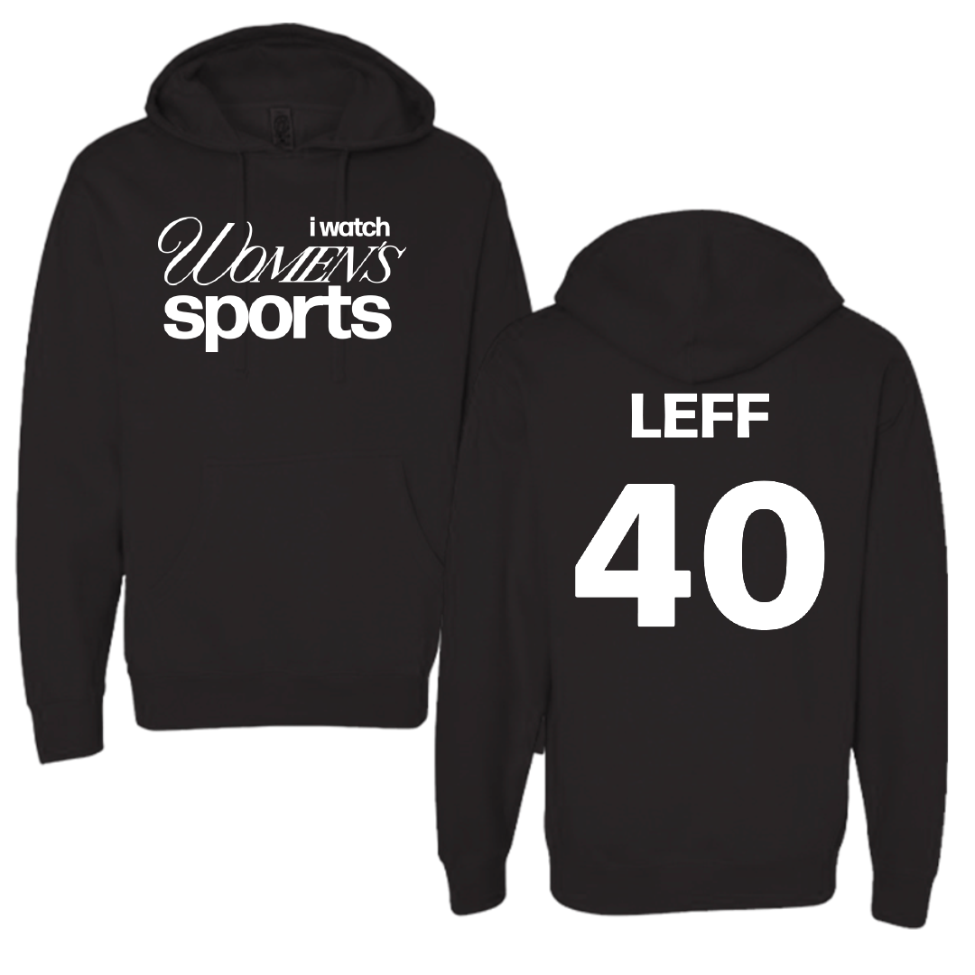 Texas State University Basketball Black WHM Hoodie - #40 Nicole Leff