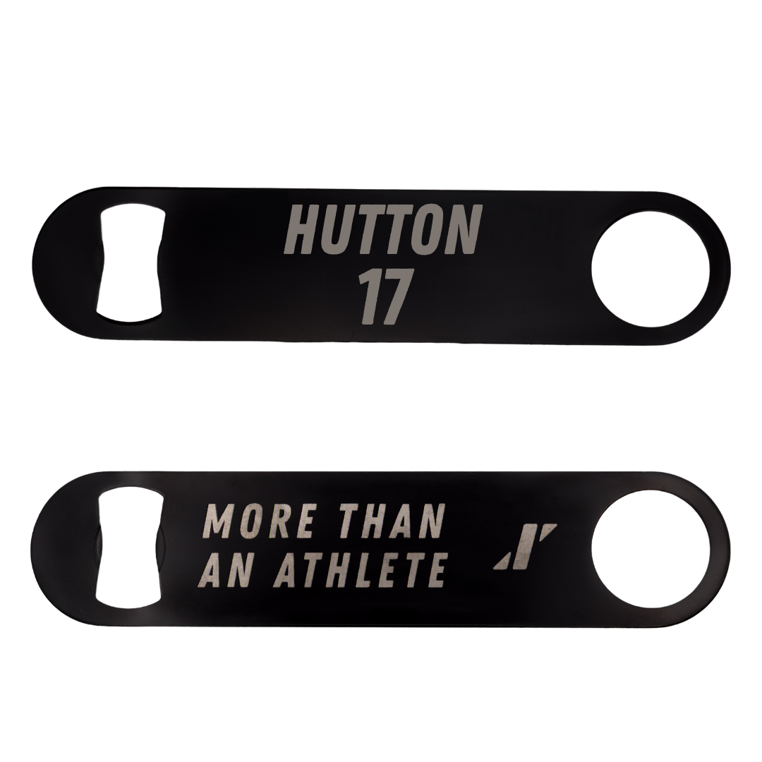 Robert Morris University Ice Hockey Black Bottle Opener - #17 Matt Hutton
