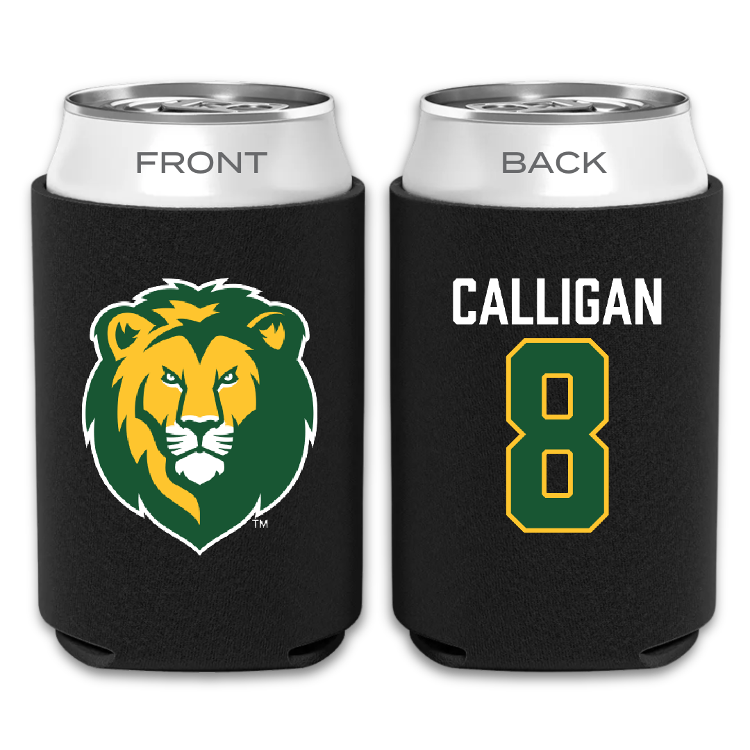 Southeastern Louisiana University Football Black Can Cooler - #8 Keydrain Calligan