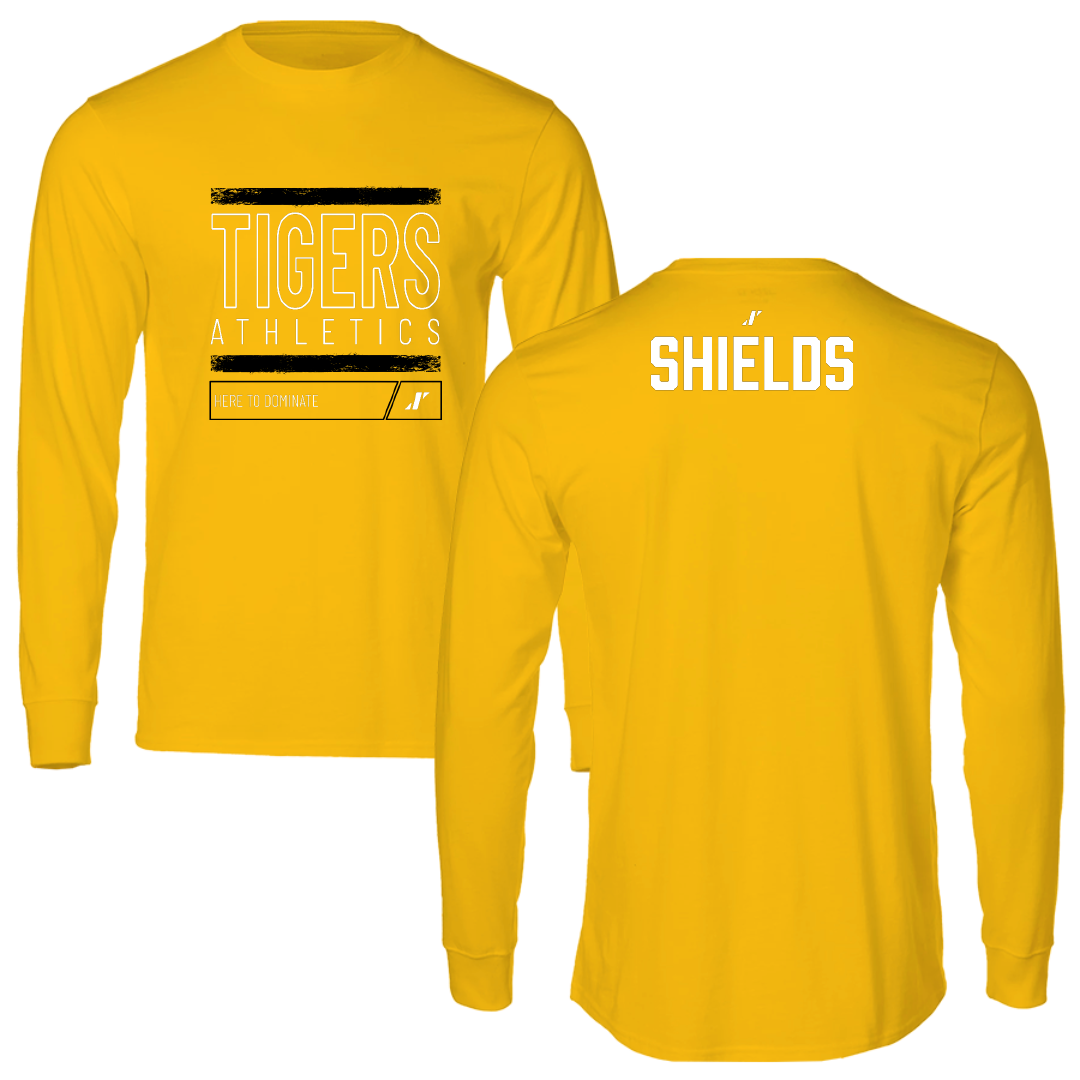 Fort Hays State University Wrestling (M) Gold Dominate Long Sleeve - Aiden Shields