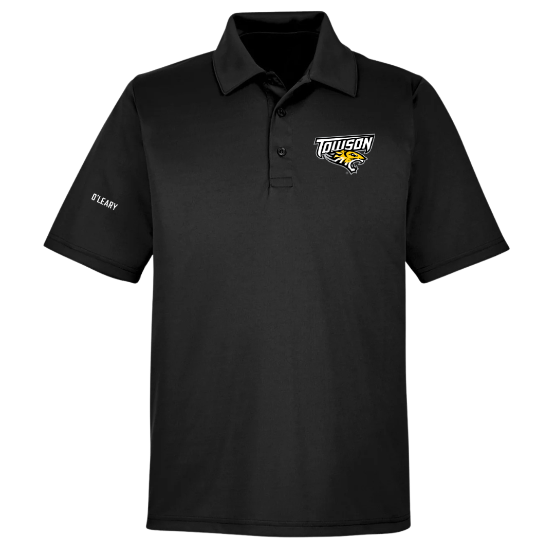 Towson University Swimming & Diving Black Polo - Abby O'Leary