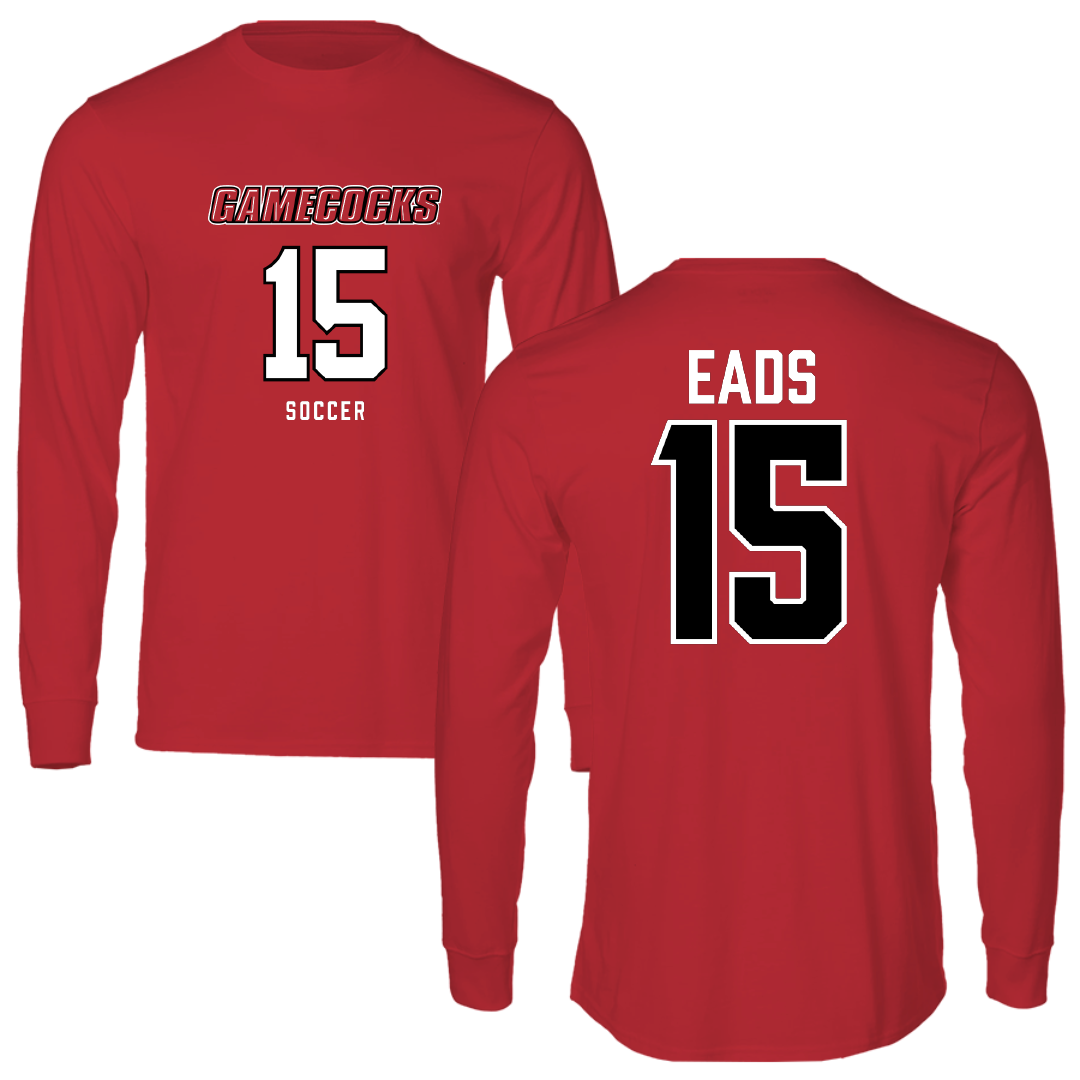 Jacksonville State University Soccer Red Long Sleeve - #15 Baylee Eads