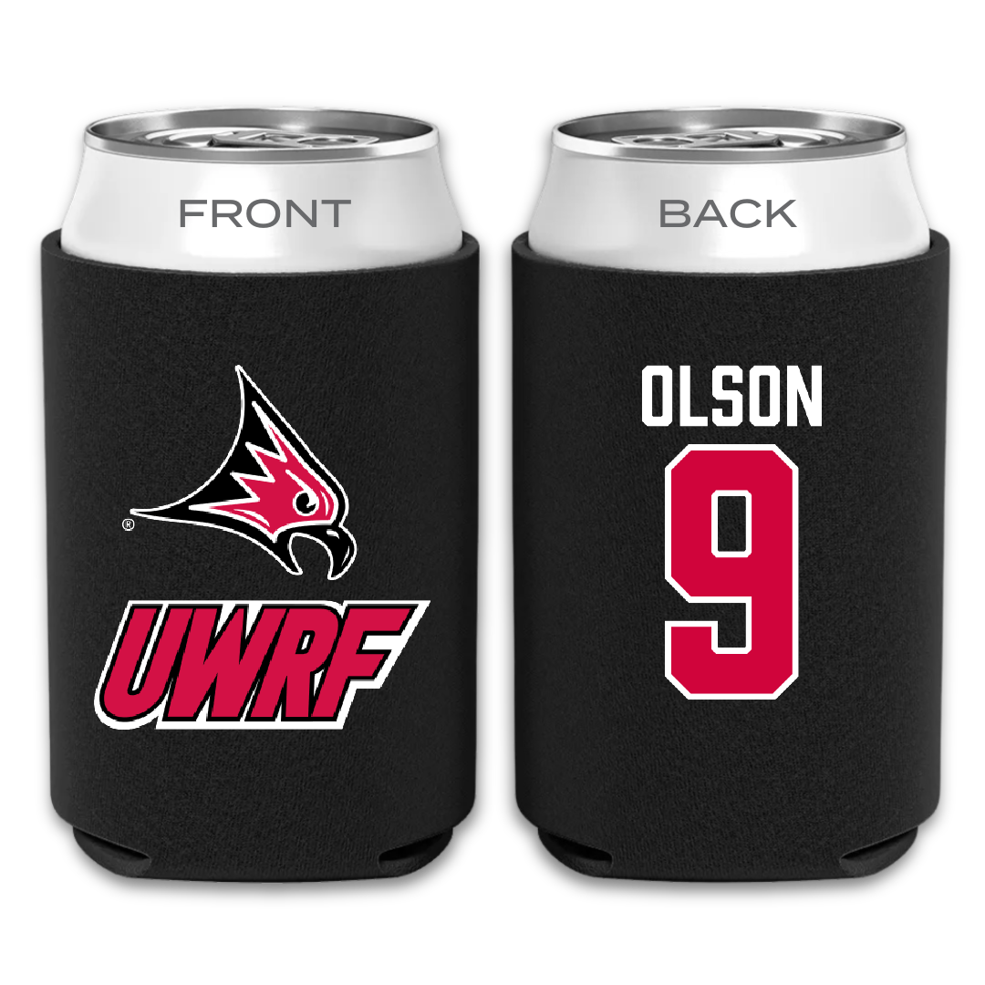 University of Wisconsin-River Falls Ice Hockey Black Can Cooler - #9 Bailey Olson