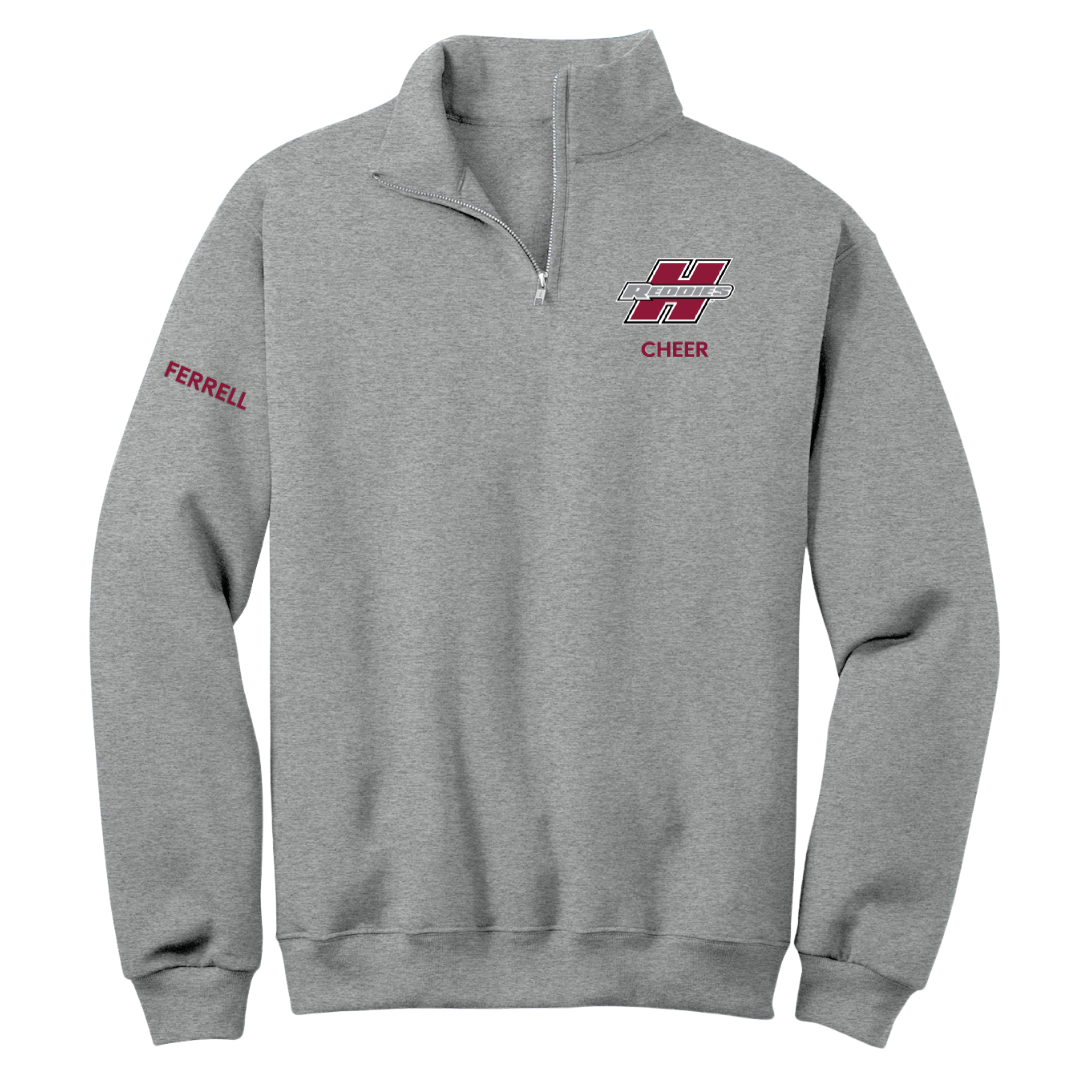 Henderson State University Cheer Sport Gray Quarter-Zip - Amanda Ferrell