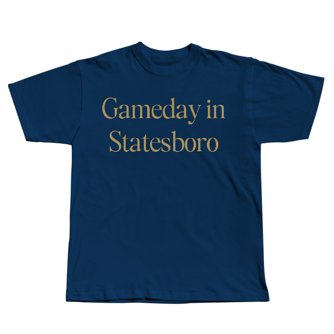 Georgia Southern University Baseball Navy Gameday Tee - #5 Cade Parker