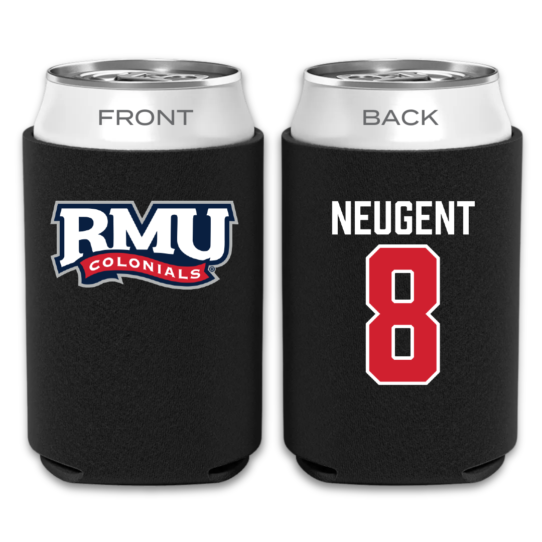 Robert Morris University Ice Hockey Black Can Cooler - #8 Mya Neugent