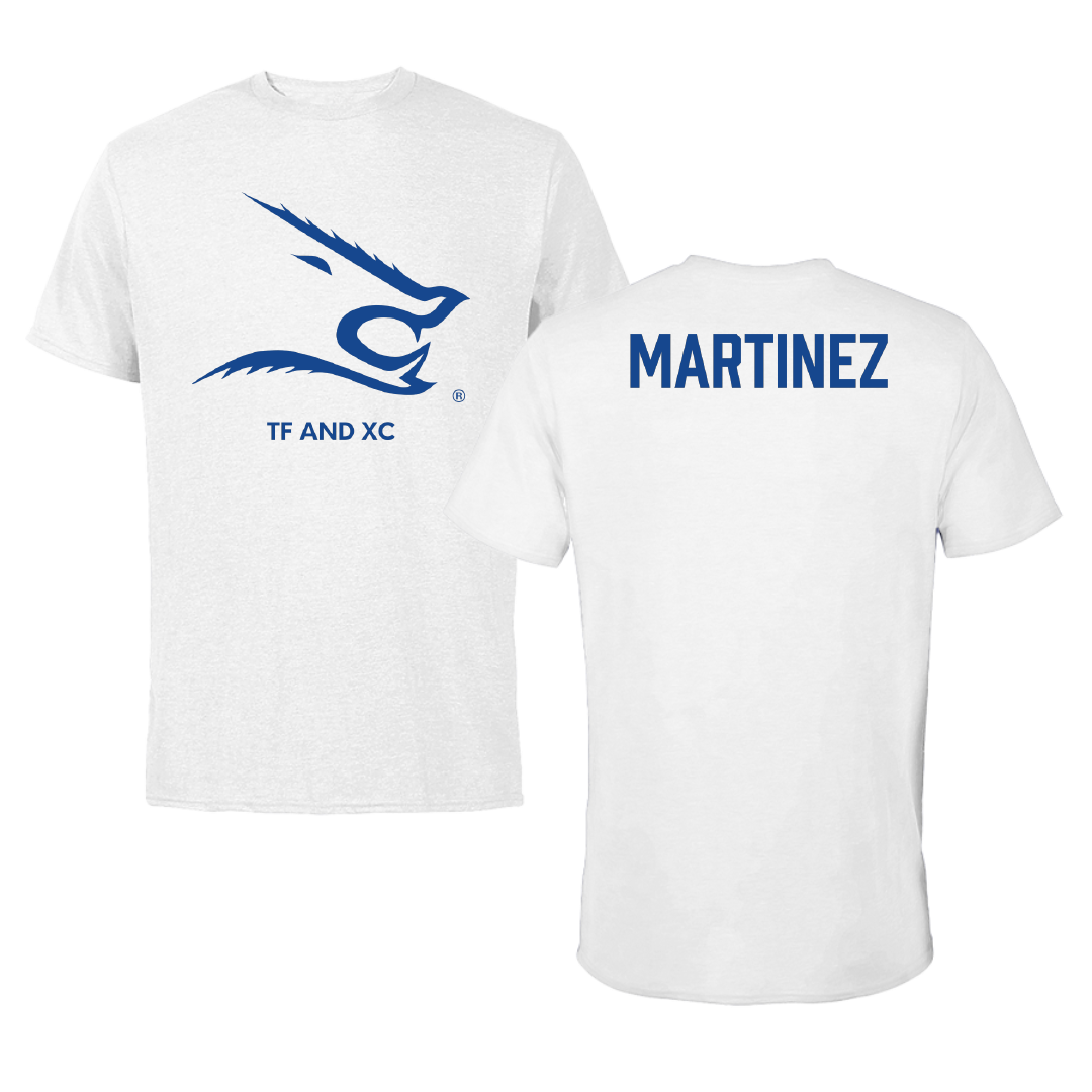 Texas A&M University-Kingsville TF and XC White Tee - Anthony Martinez