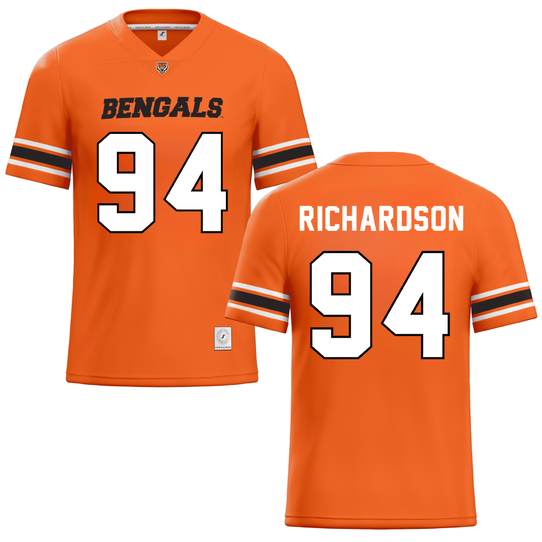 Idaho State University Orange Football Jersey - #94 Malik Richardson