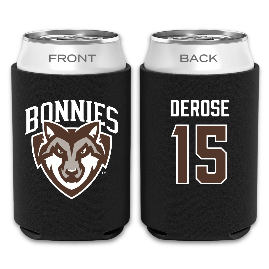 St. Bonaventure University Basketball Black Can Cooler - #15 Jack DeRose