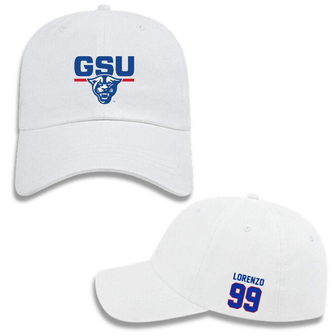 Georgia State University Football White Hat - #99 Christian Lorenzo