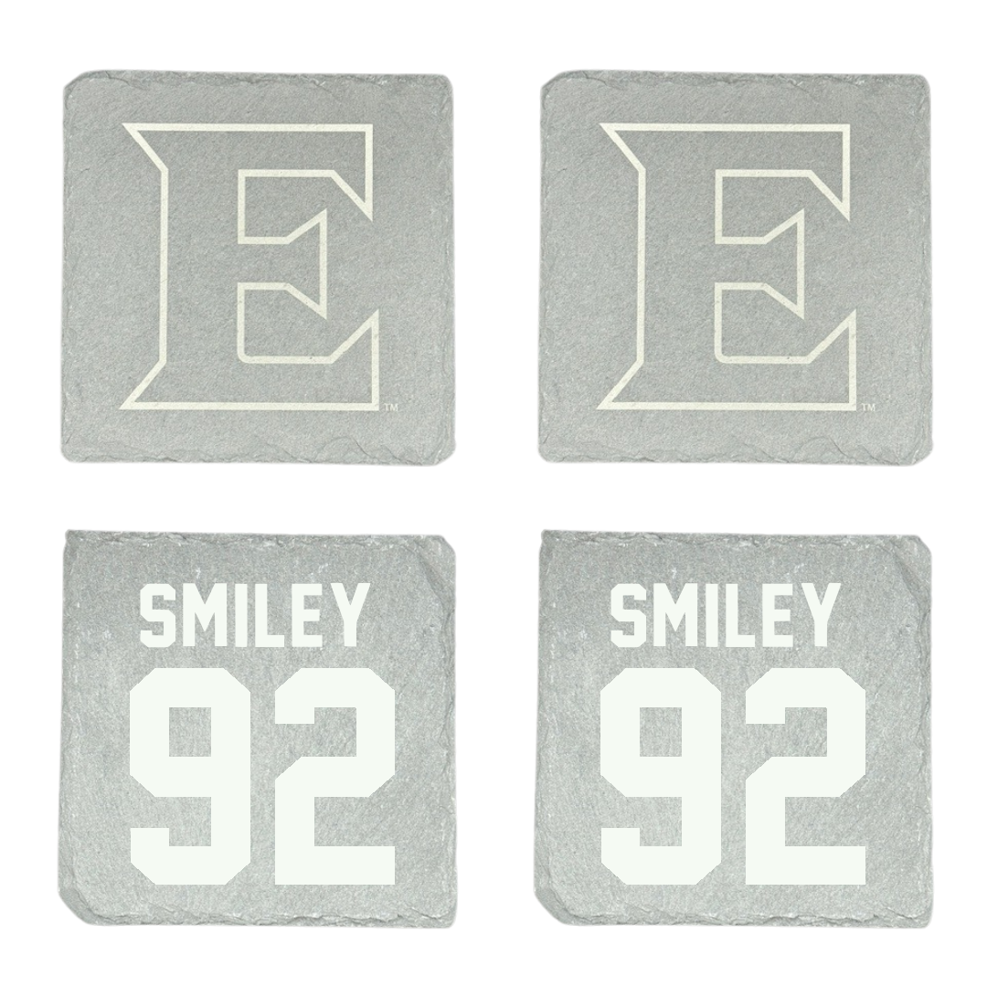 Elon University Football Stone Coaster (4 Pack)  - #92 Brandon Smiley