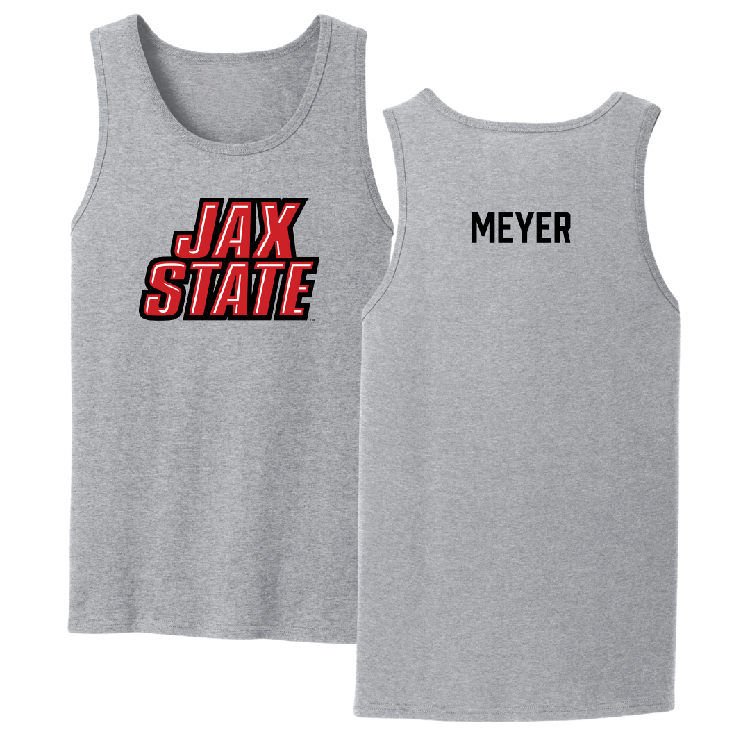 Jacksonville State University TF and XC Sport Gray Tank Top - Caden Meyer