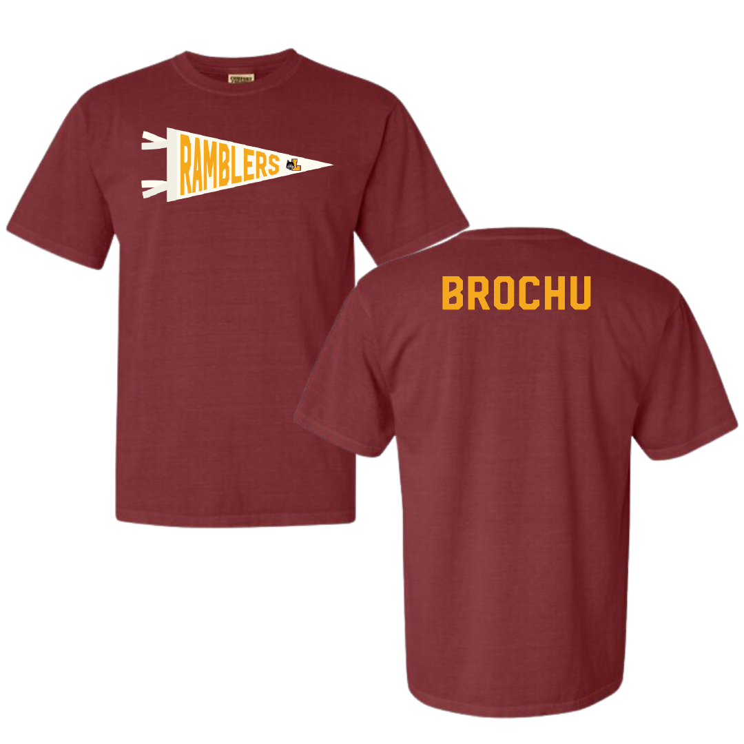 Loyola University-Chicago Golf Maroon Pennant Comfort Colors Tee - Jolie Brochu