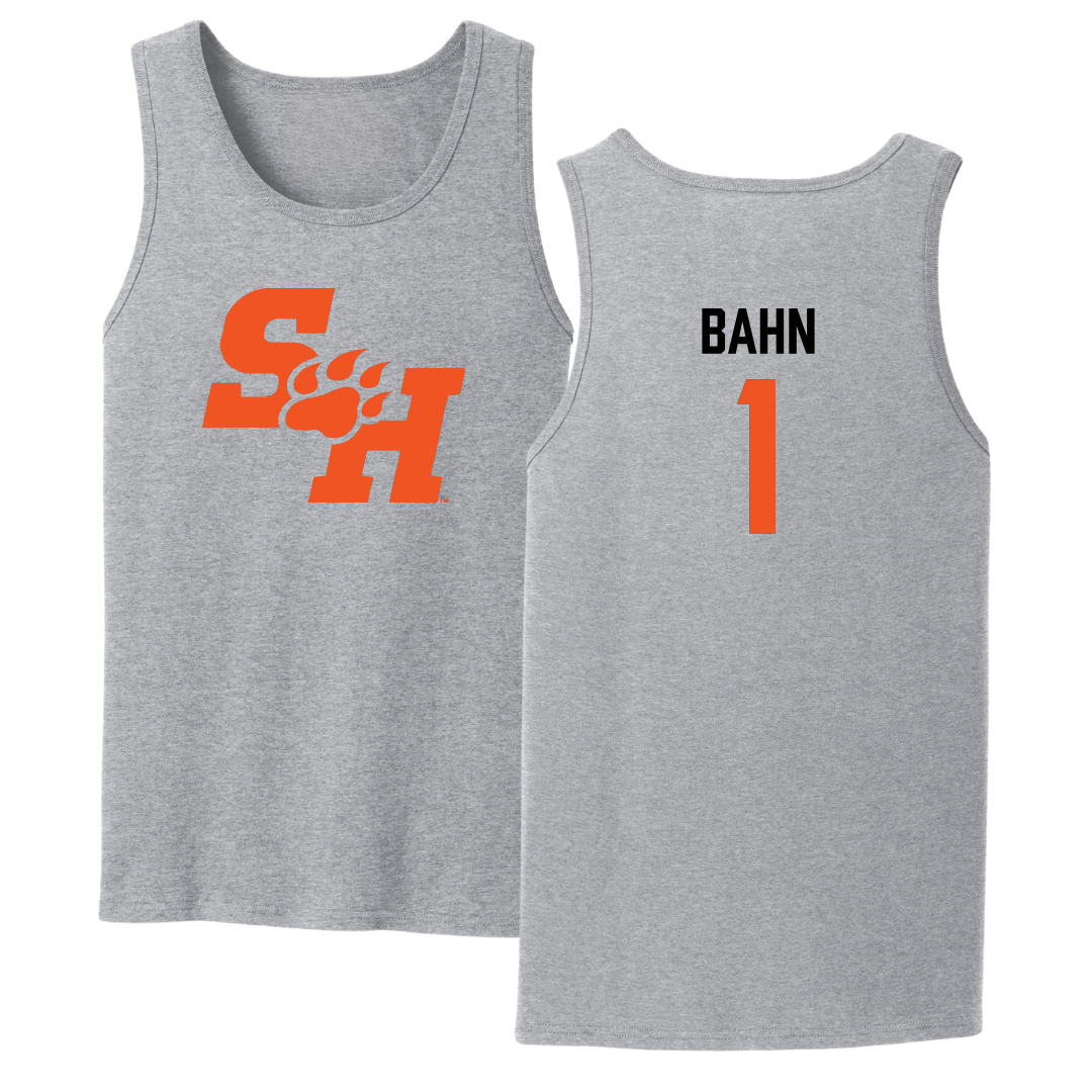 Sam Houston State University Soccer Sport Gray Tank Top - #1 Katie Bahn