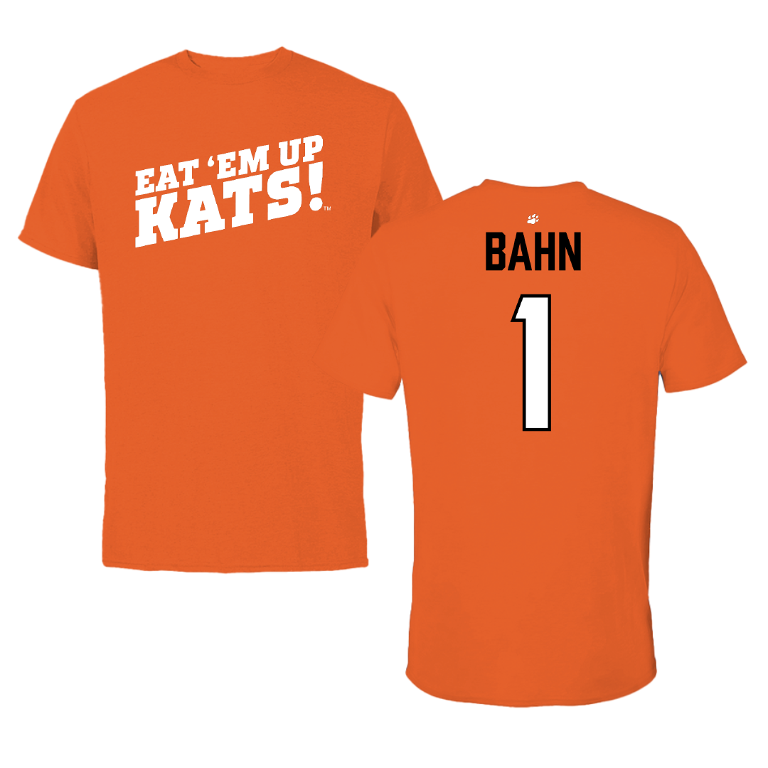 Sam Houston State University Soccer Orange Performance Tee - #1 Katie Bahn