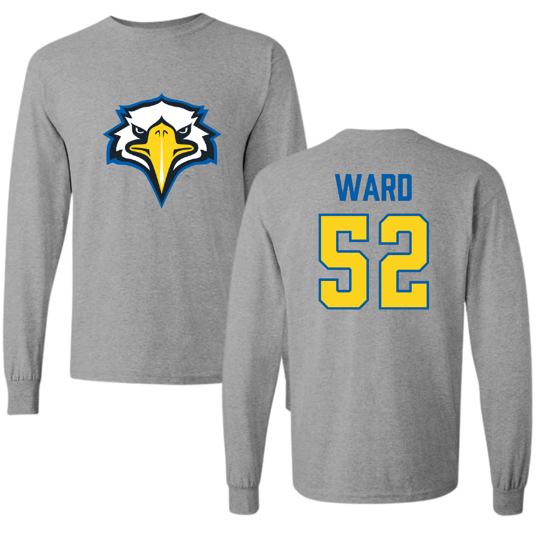 Morehead State University Football Sport Gray Long Sleeve - #52 Frank Ward