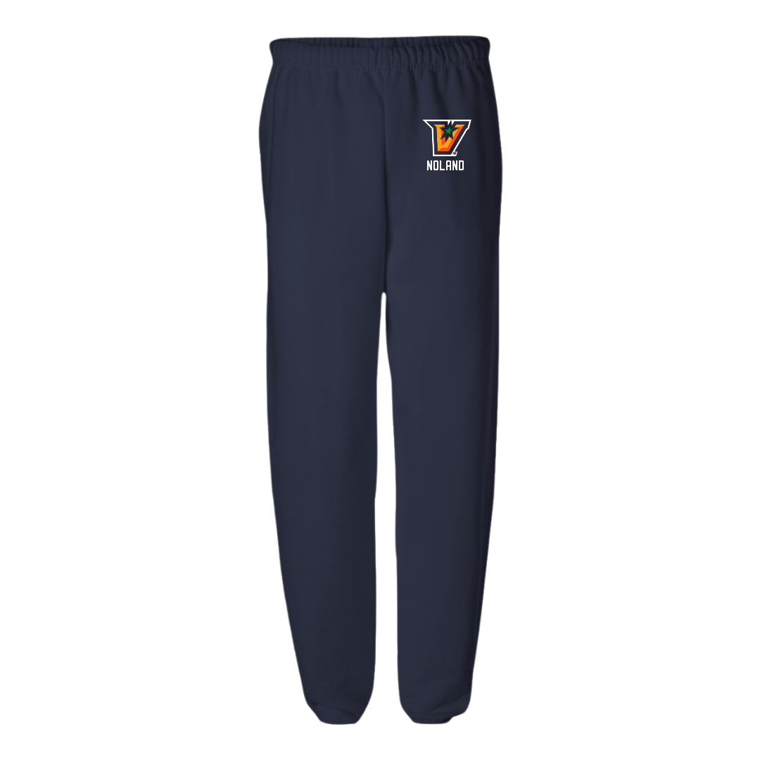 The University of Texas Rio Grande Valley Football Navy Sweatpants - #4 Xayvion Noland