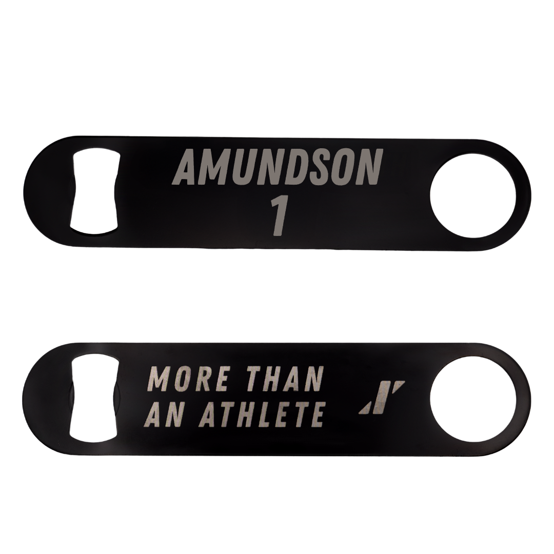Nicholls State University Baseball Black Bottle Opener - #1 Kaden Amundson