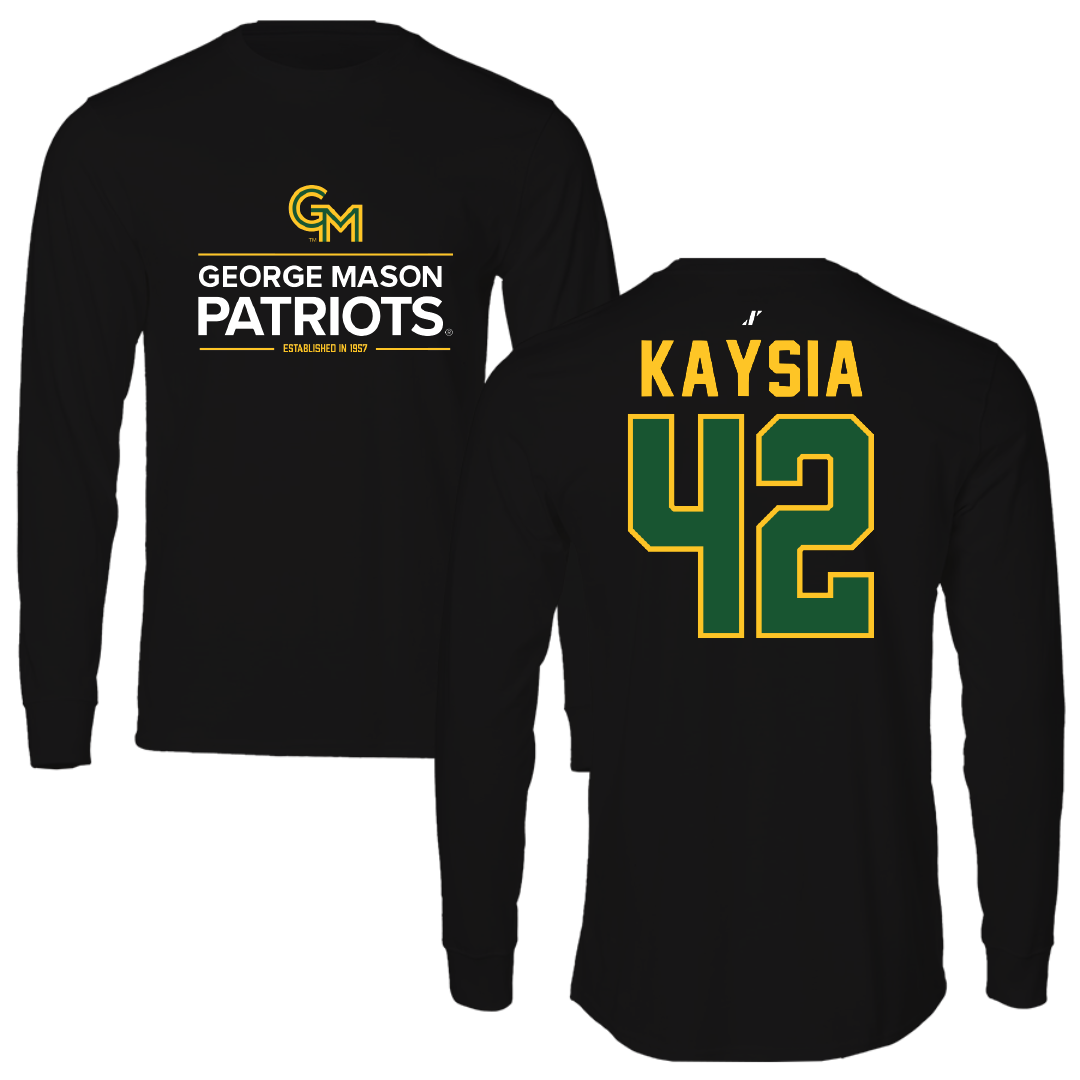 George Mason University Basketball Black General Performance Long Sleeve - #42 Nalani Kaysia