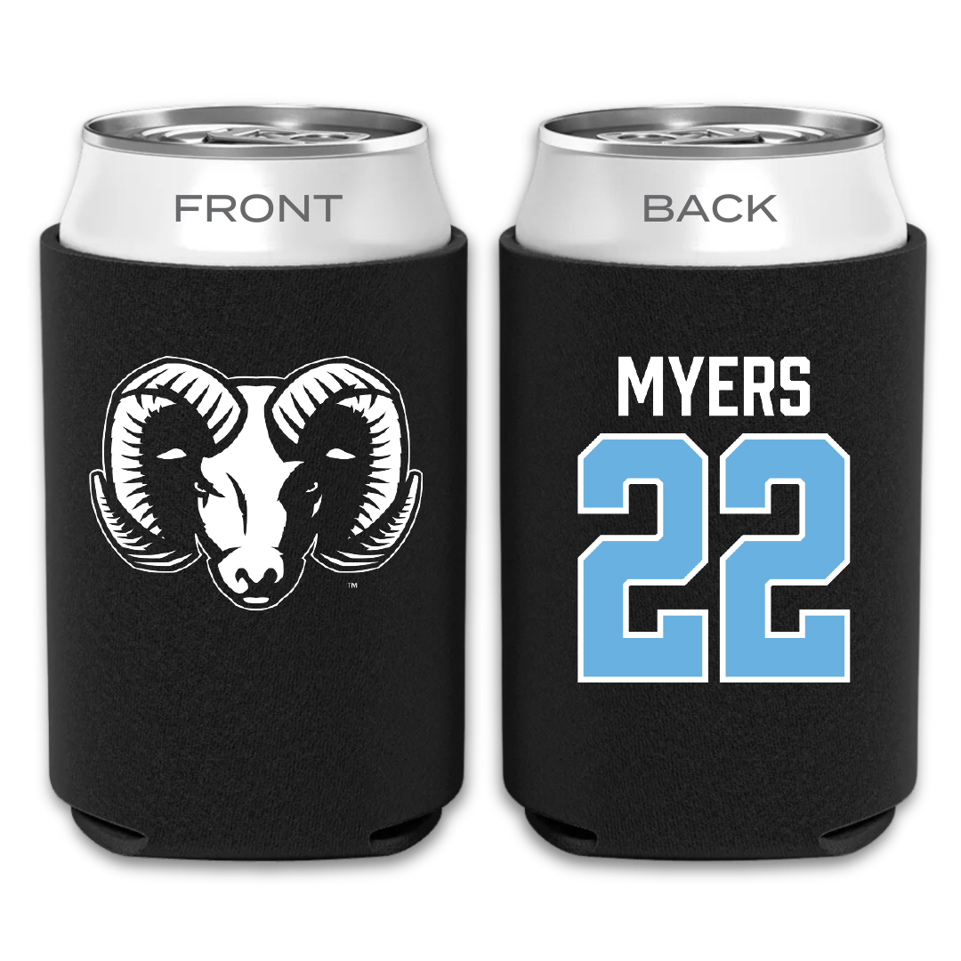University of Rhode Island Lacrosse Black Can Cooler - #22 Brinley Myers