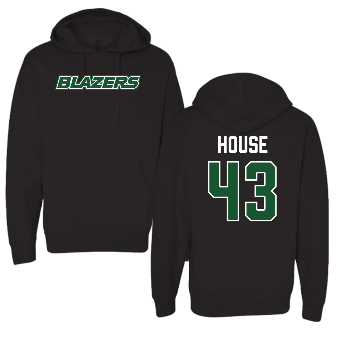 University of Alabama at Birmingham Baseball Black Hoodie - #43 Brooks House