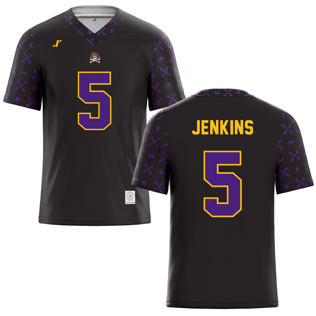 East Carolina University Black Night of the Boneyard Football Jersey - #5 Parker Jenkins