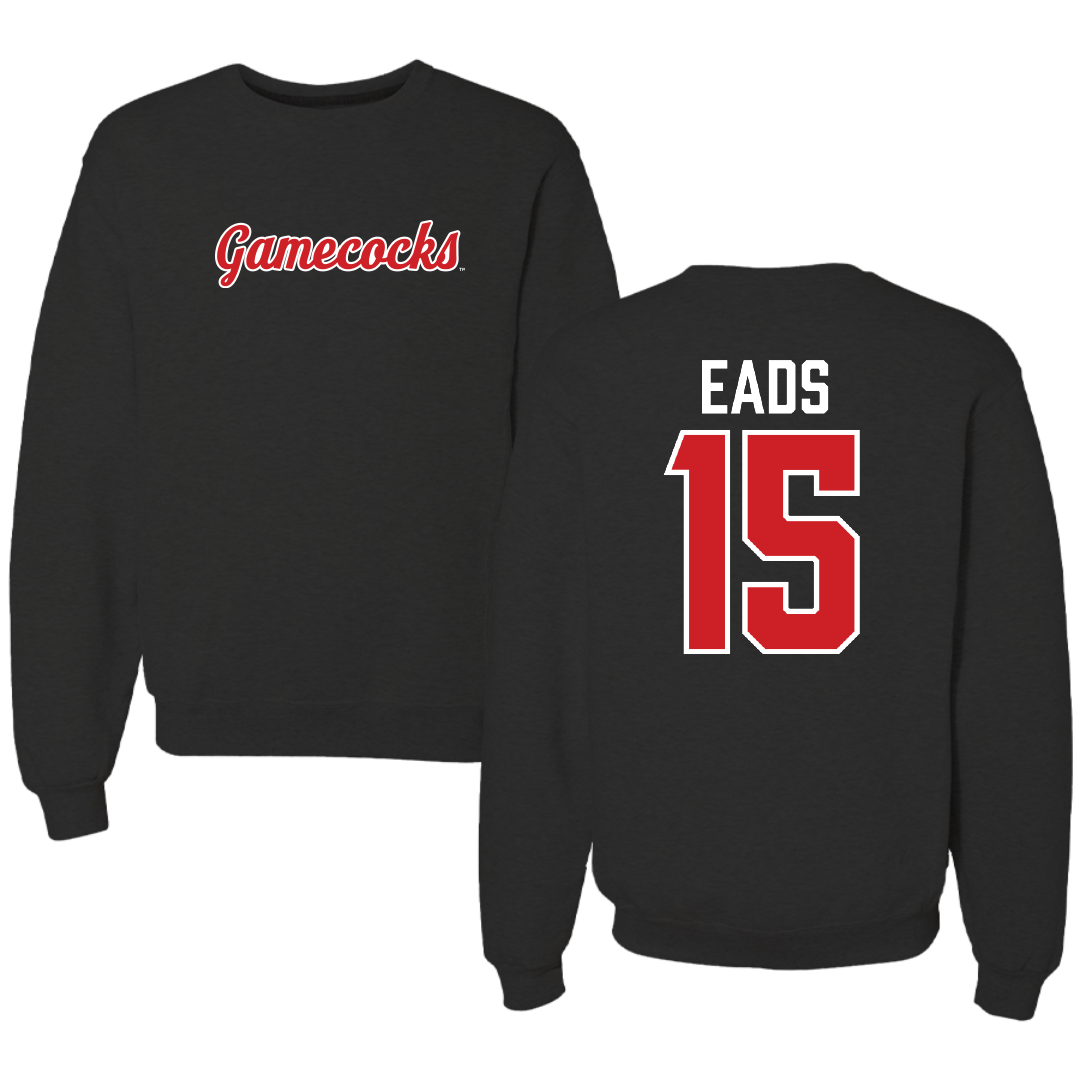 Jacksonville State University Soccer Black Crewneck - #15 Baylee Eads