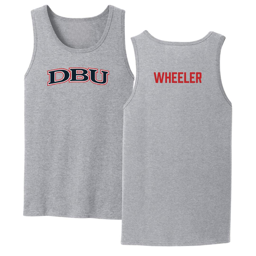 Dallas Baptist University TF and XC Sport Gray Tank Top - Cierra Wheeler