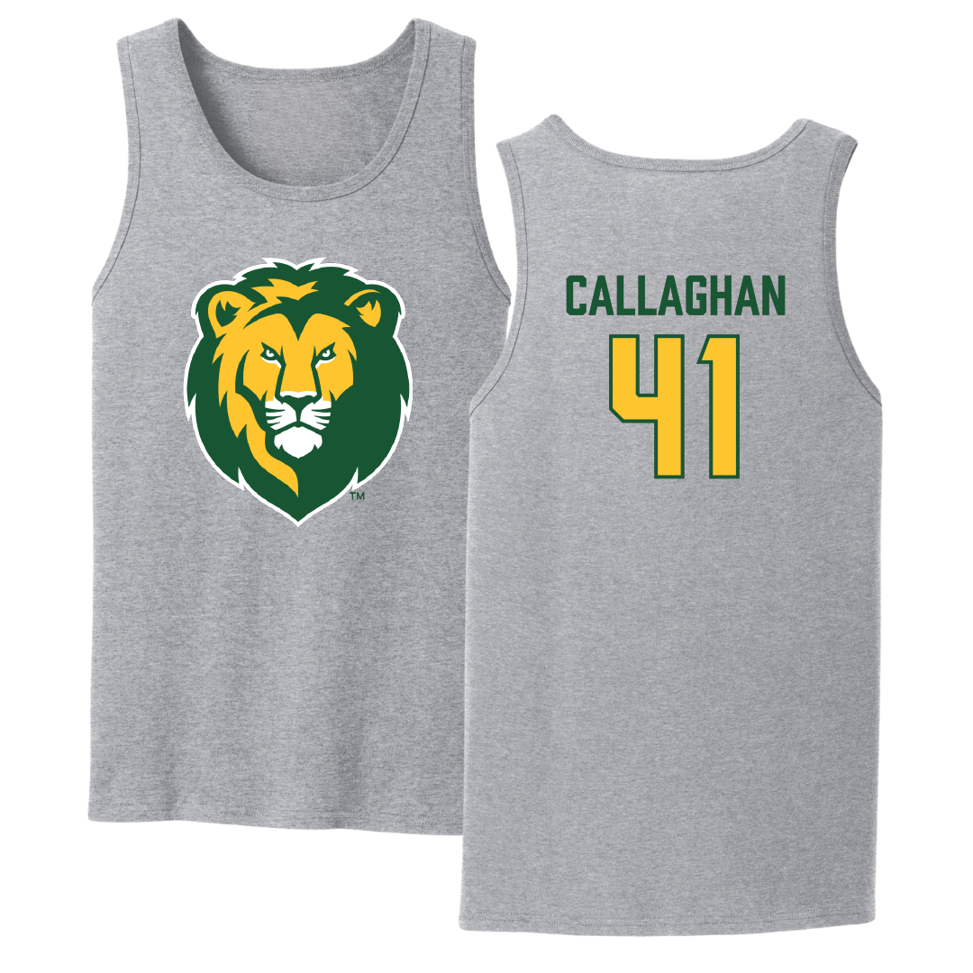 Southeastern Louisiana University Football Sport Gray Tank Top - #41 Riley Callaghan