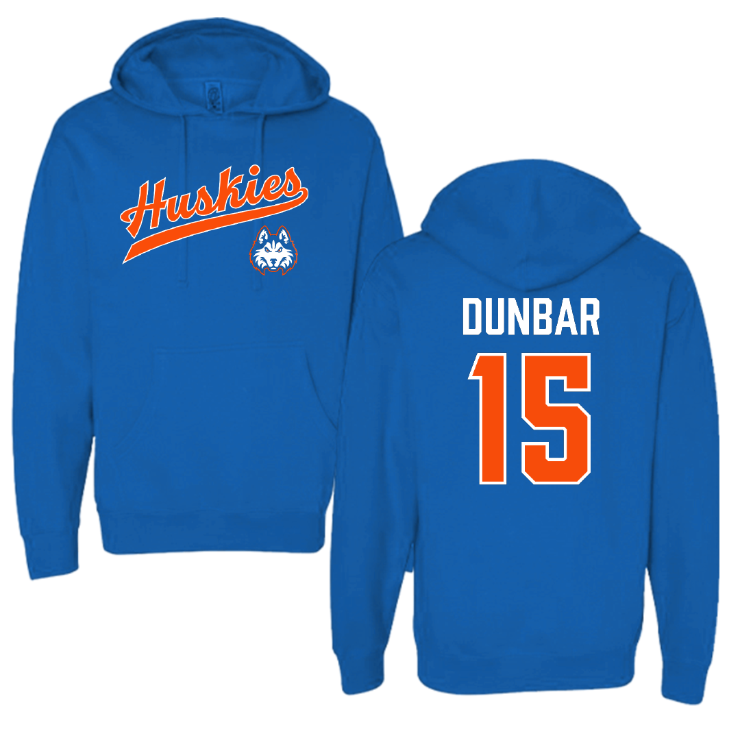 Houston Christian University Soccer (W) Blue General Hoodie - #15 Brynn Dunbar