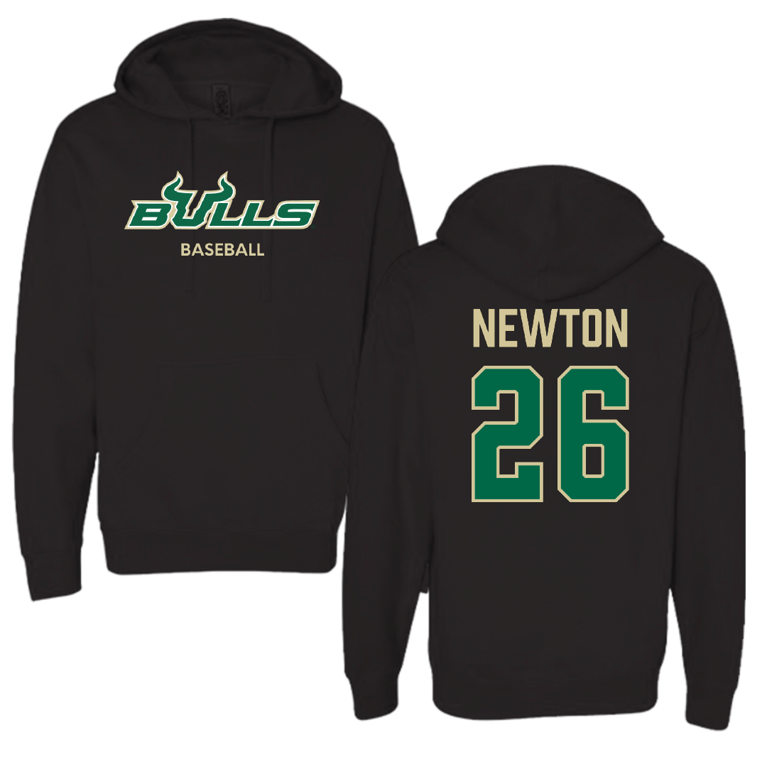 University of South Florida Baseball Black Hoodie - #26 Austin Newton