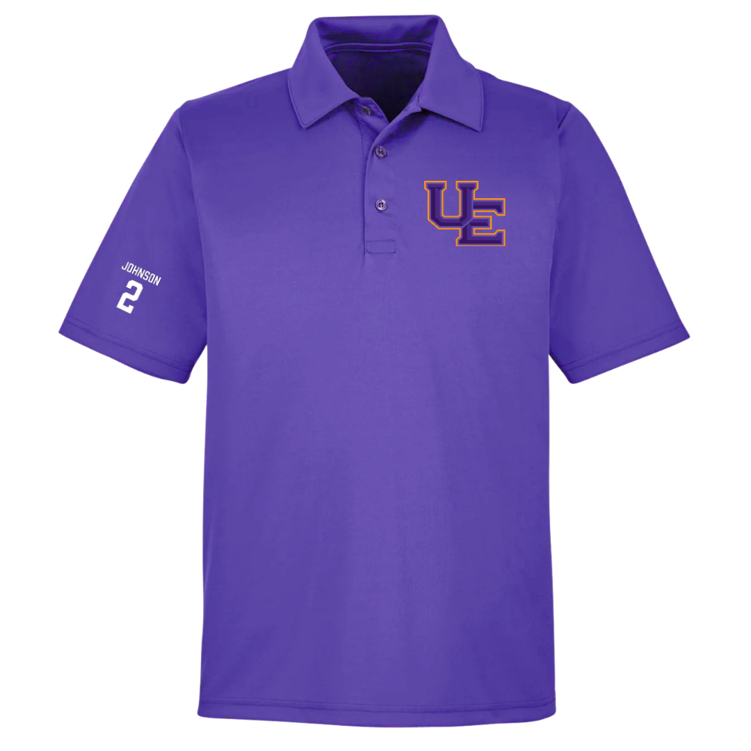 University of Evansville Soccer (W) Purple Polo - #2 Taylor Johnson
