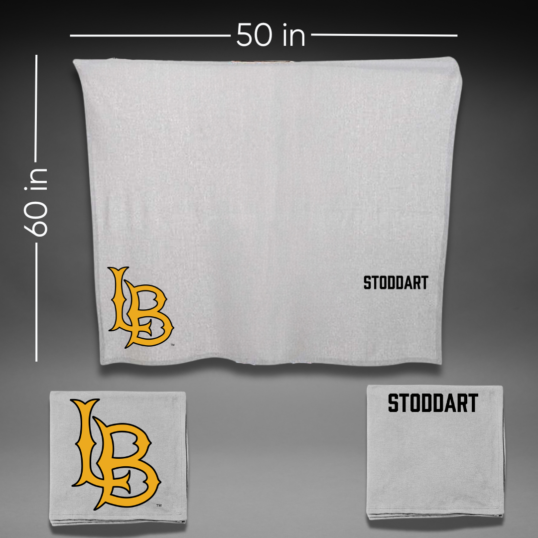 Long Beach State University TF and XC Gray Blanket - Grace Stoddart